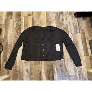 NWT Womens  Long Sleeve Keep On Cardi Top By Billabong - Medium